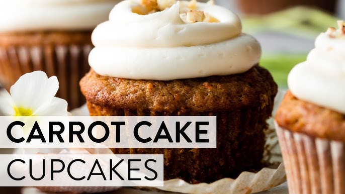 Best Ever Carrot Cake Cupcakes with Cream Cheese Frosting