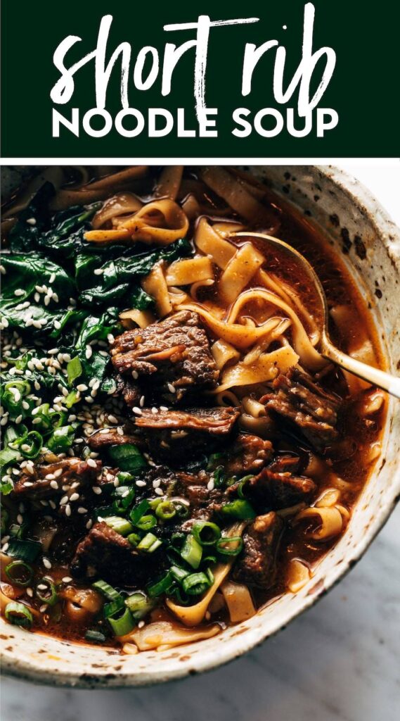 Instant Pot Spicy Short Rib Noodle Soup